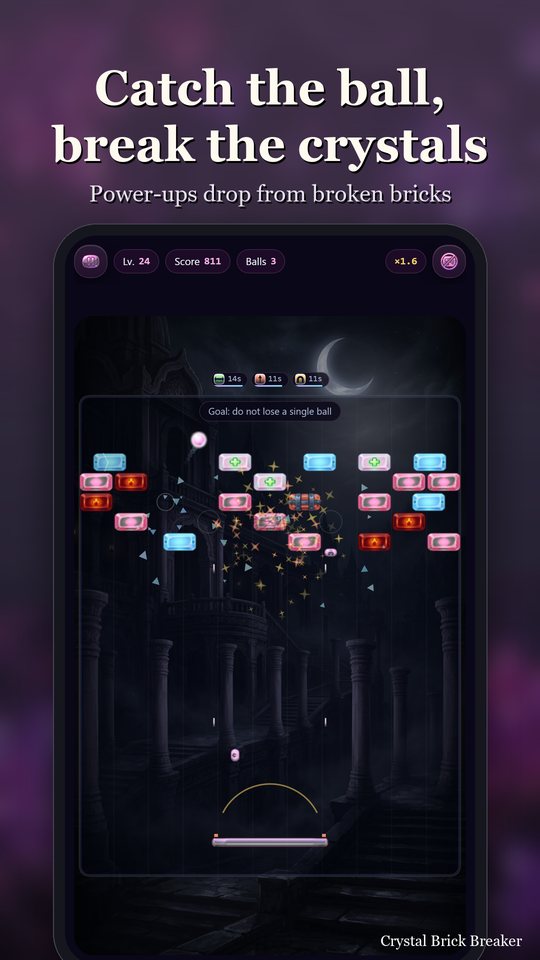 Crystal Brick Breaker