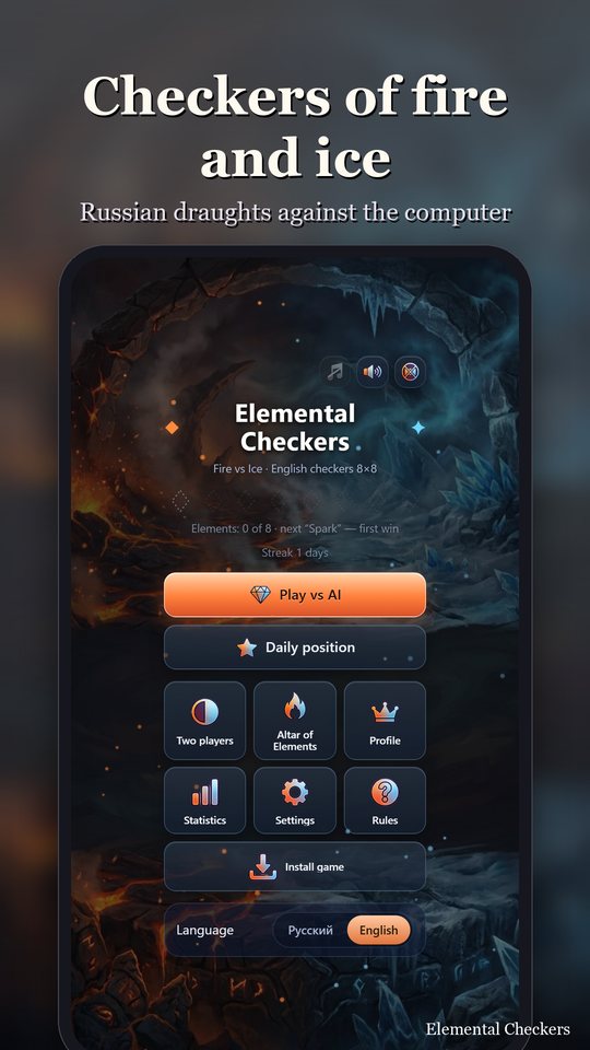 Elemental Checkers