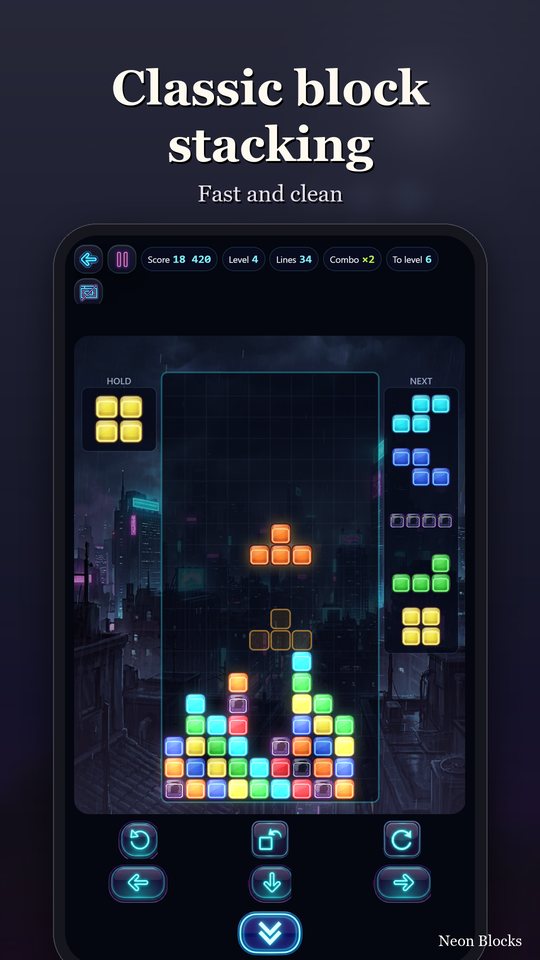 Neon Blocks